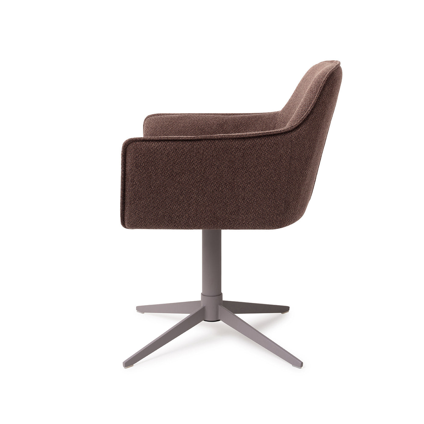 Jesper Home Hofu Potters Clay Eetkamerstoel - Quad Grey - KwaliteitWonen.nl