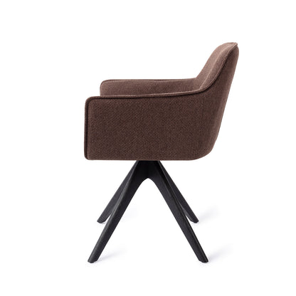Jesper Home Hofu Potters Clay Eetkamerstoel - Revolve Oak Black - KwaliteitWonen.nl