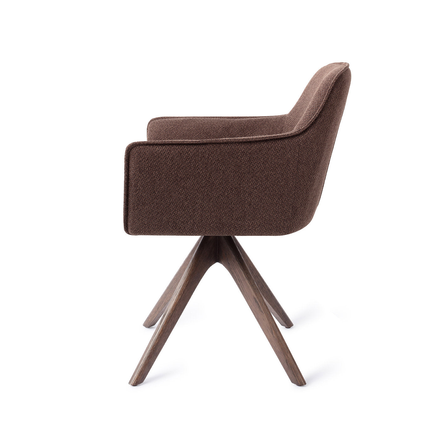 Jesper Home Hofu Potters Clay Eetkamerstoel - Revolve Oak Walnut - KwaliteitWonen.nl