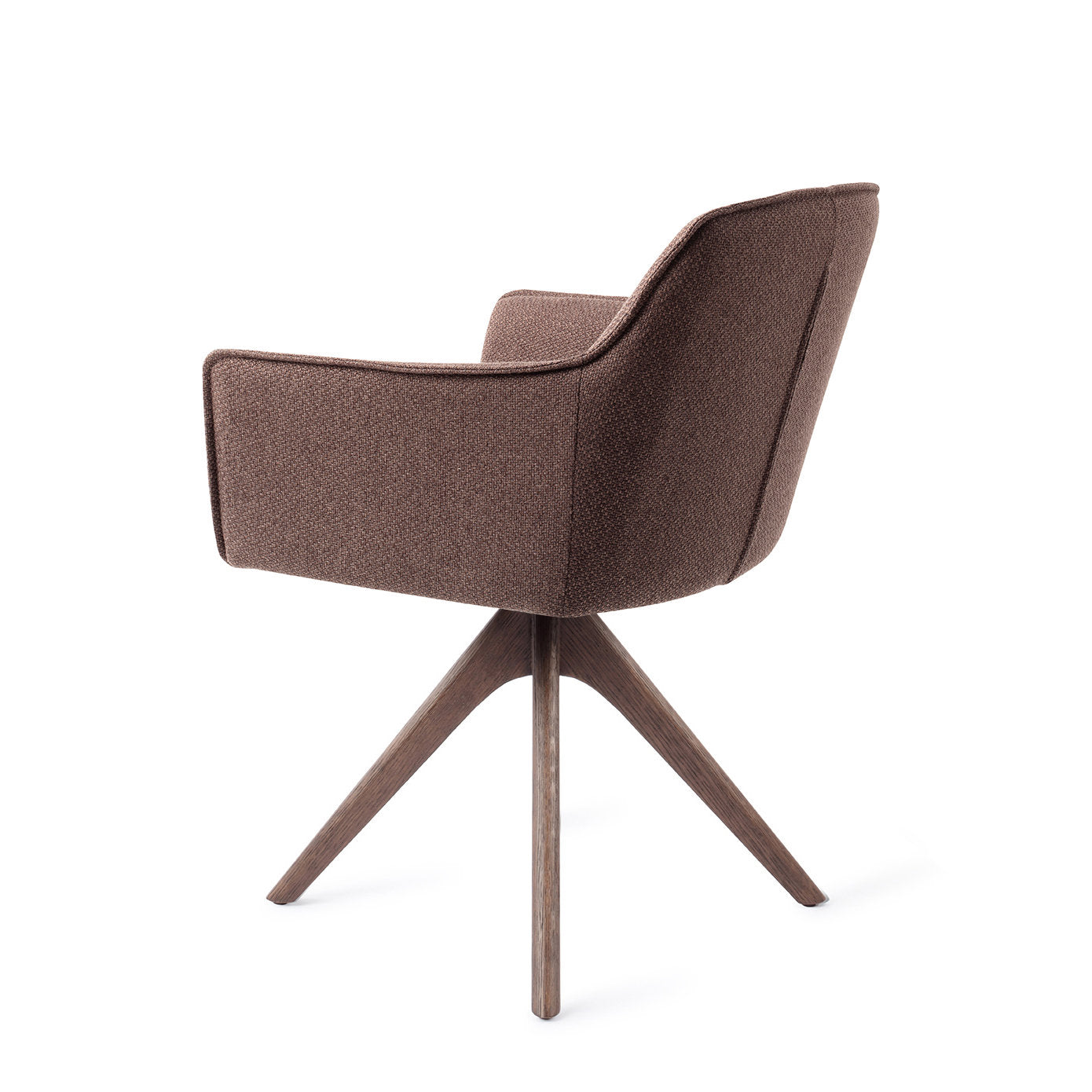 Jesper Home Hofu Potters Clay Eetkamerstoel - Revolve Oak Walnut - KwaliteitWonen.nl