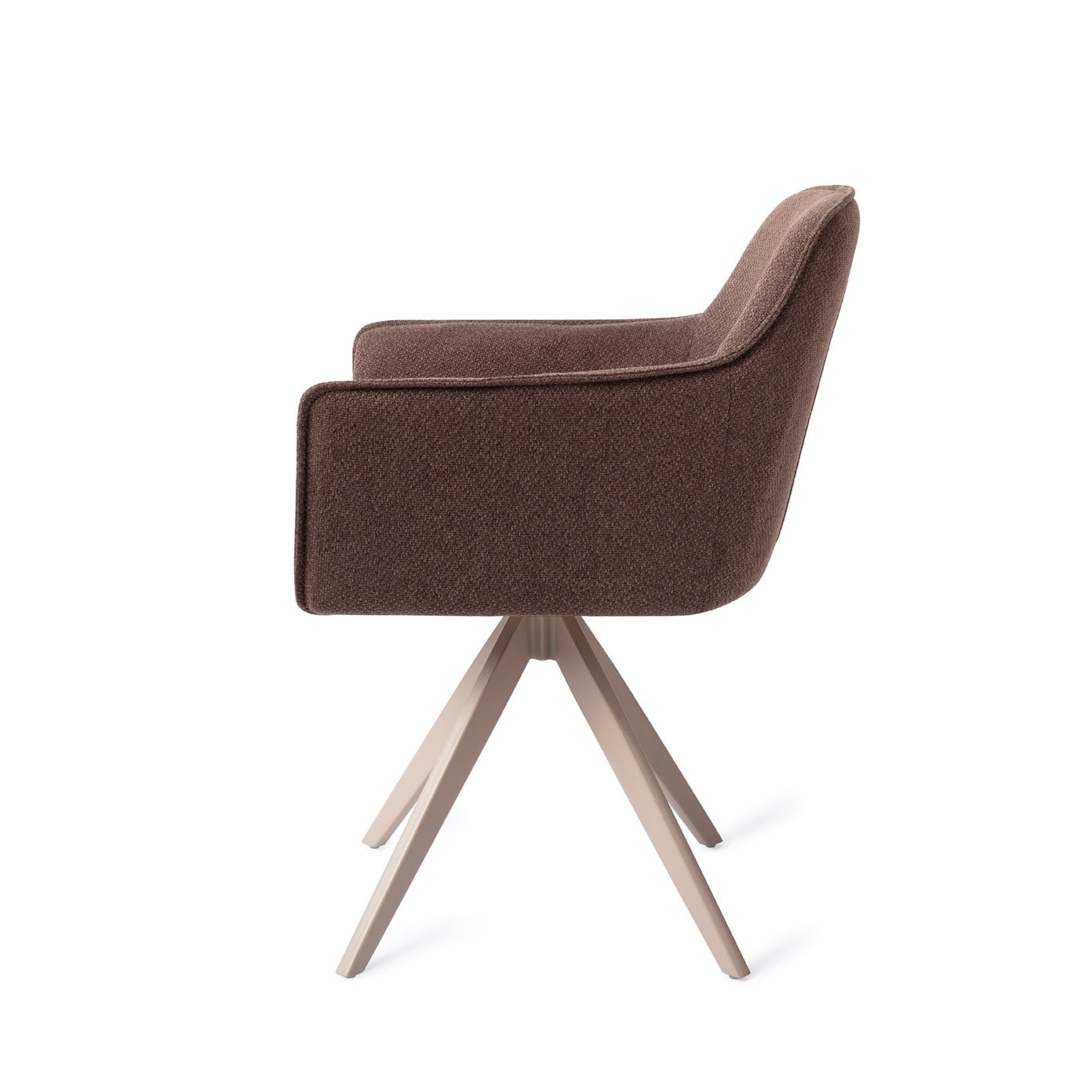 Jesper Home Hofu Potters Clay Eetkamerstoel - Turn Beige - KwaliteitWonen.nl