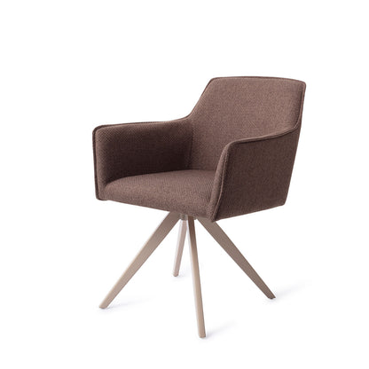 Jesper Home Hofu Potters Clay Eetkamerstoel - Turn Beige - KwaliteitWonen.nl