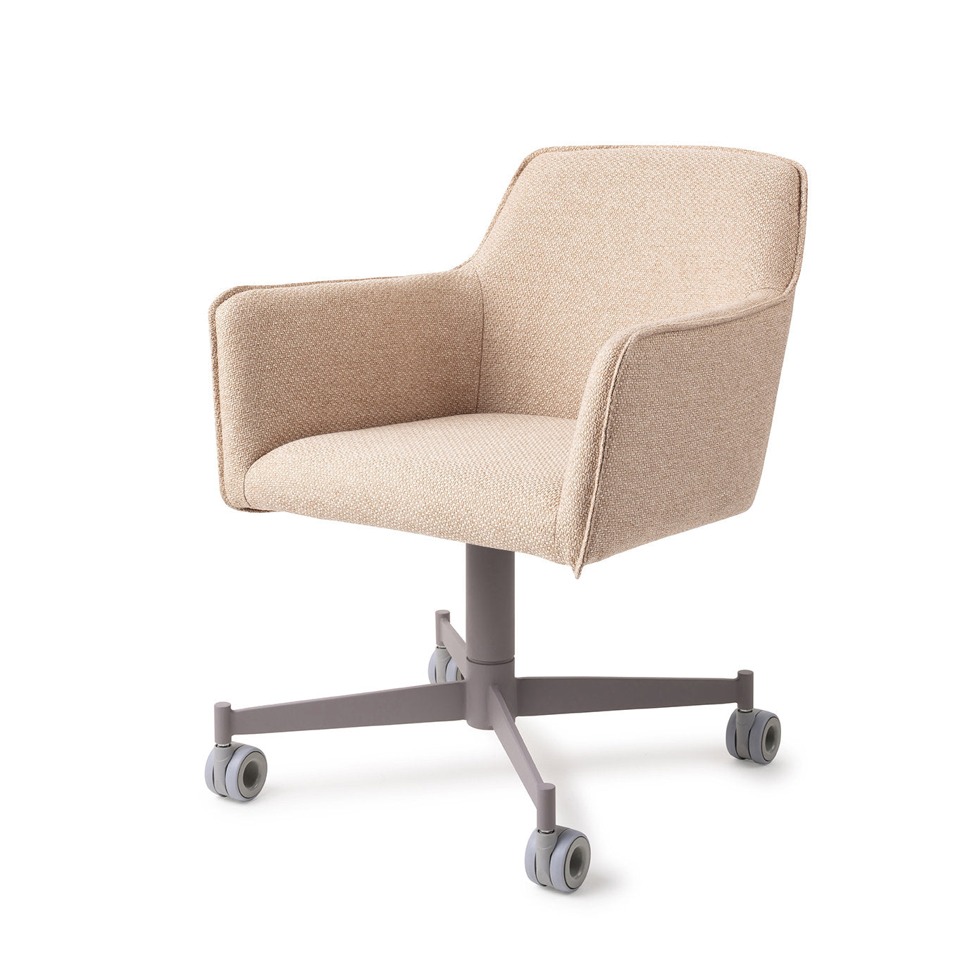 Jesper Home Hofu Wild Walnut Eetkamerstoel - Caster Grey - KwaliteitWonen.nl