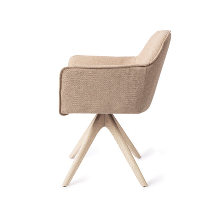 Jesper Home Hofu Wild Walnut Eetkamerstoel - Revolve Oak Bleach - KwaliteitWonen.nl