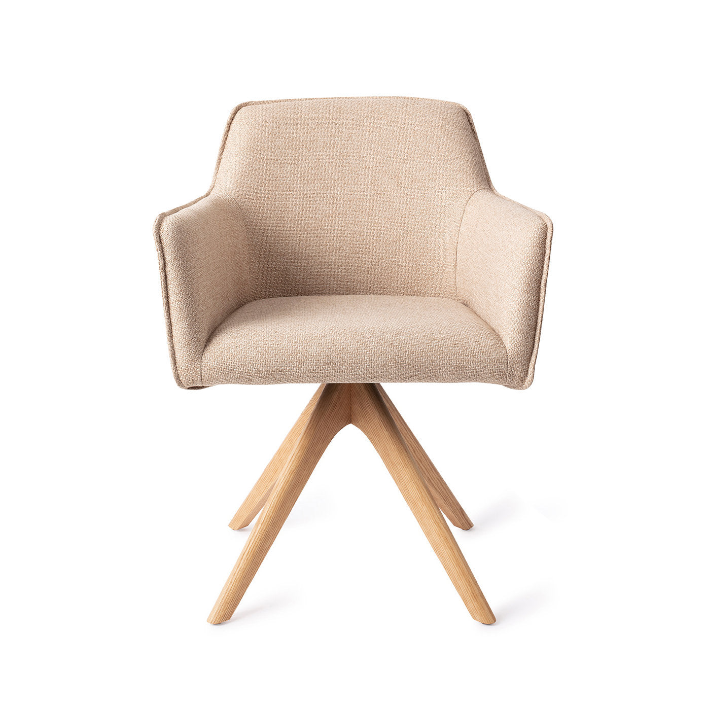 Jesper Home Hofu Wild Walnut Eetkamerstoel - Revolve Oak Natural - KwaliteitWonen.nl