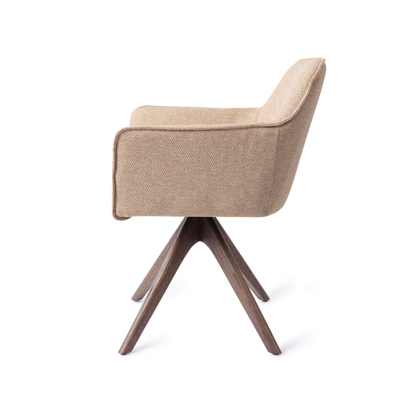 Jesper Home Hofu Wild Walnut Eetkamerstoel - Revolve Oak Walnut - KwaliteitWonen.nl
