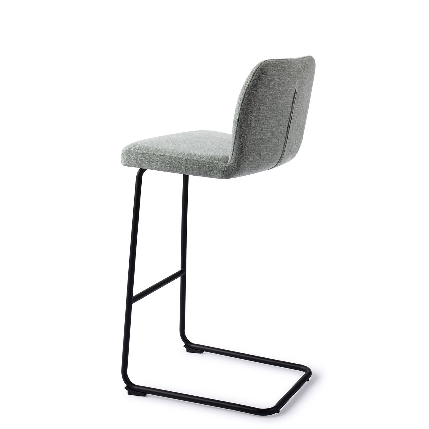 Jesper Home Ikata Breezy Blue Barkruk (H) - Bar Arch Black - KwaliteitWonen.nl
