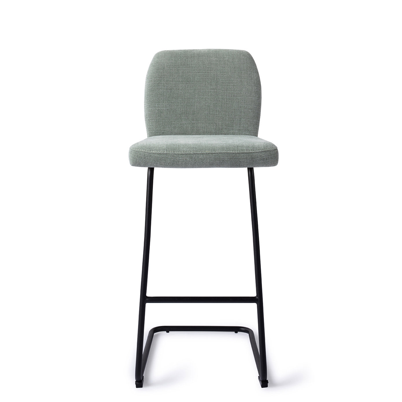 Jesper Home Ikata Breezy Blue Barkruk (H) - Bar Arch Black - KwaliteitWonen.nl