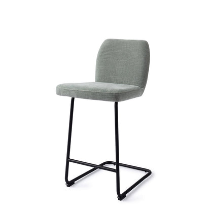 Jesper Home Ikata Breezy Blue Barkruk (L) - Counter Arch Black - KwaliteitWonen.nl