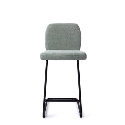 Jesper Home Ikata Breezy Blue Barkruk (L) - Counter Arch Black - KwaliteitWonen.nl