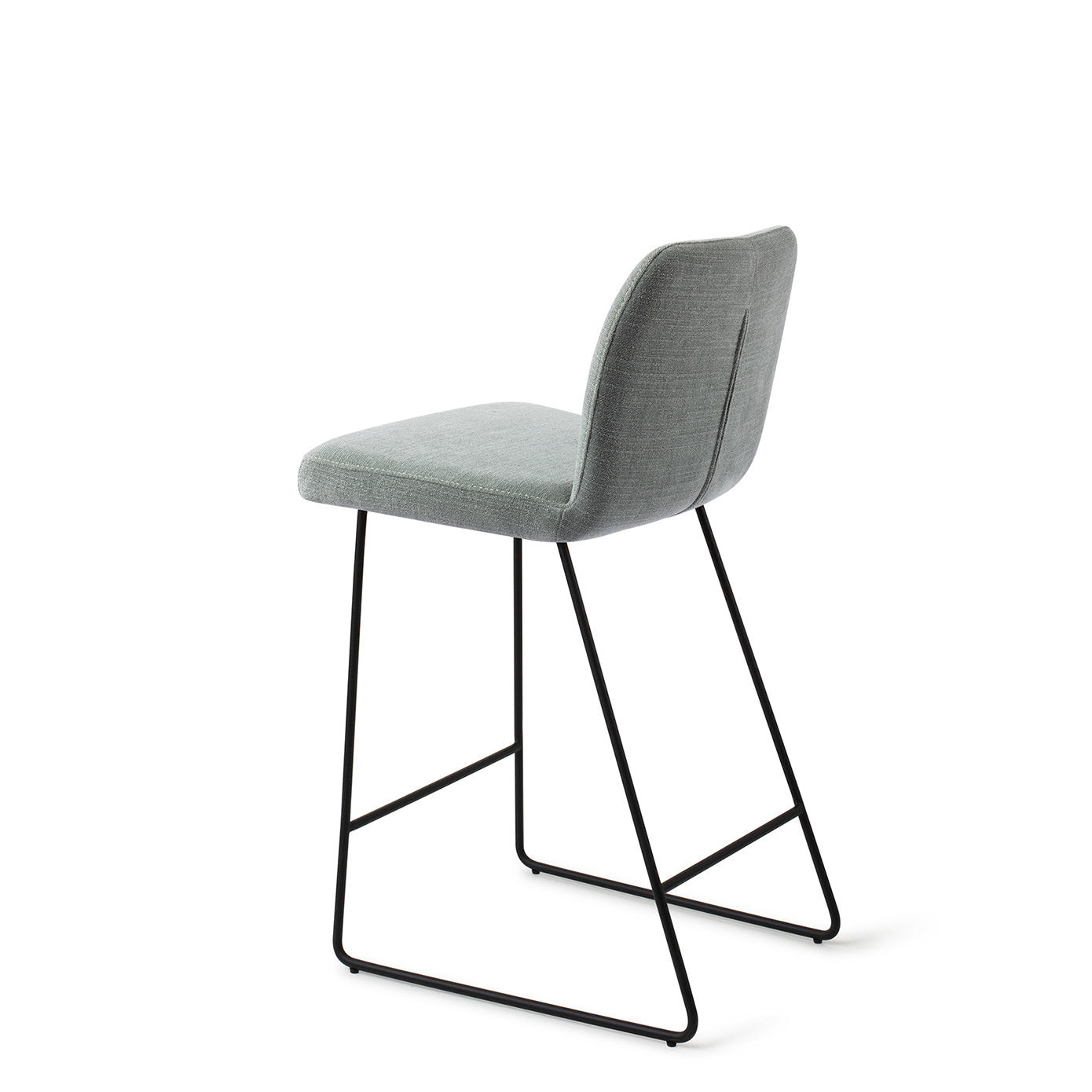 Jesper Home Ikata Breezy Blue Barkruk (L) - Counter Slide Black - KwaliteitWonen.nl