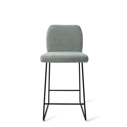 Jesper Home Ikata Breezy Blue Barkruk (L) - Counter Slide Black - KwaliteitWonen.nl