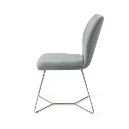 Jesper Home Ikata Breezy Blue Eetkamerstoel - Beehive Steel - KwaliteitWonen.nl