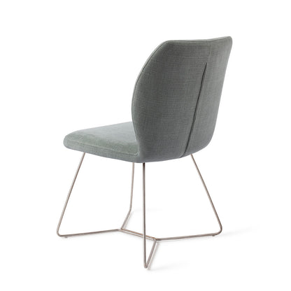 Jesper Home Ikata Breezy Blue Eetkamerstoel - Beehive Steel - KwaliteitWonen.nl