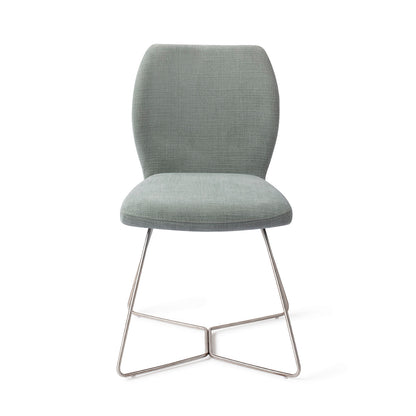 Jesper Home Ikata Breezy Blue Eetkamerstoel - Beehive Steel - KwaliteitWonen.nl