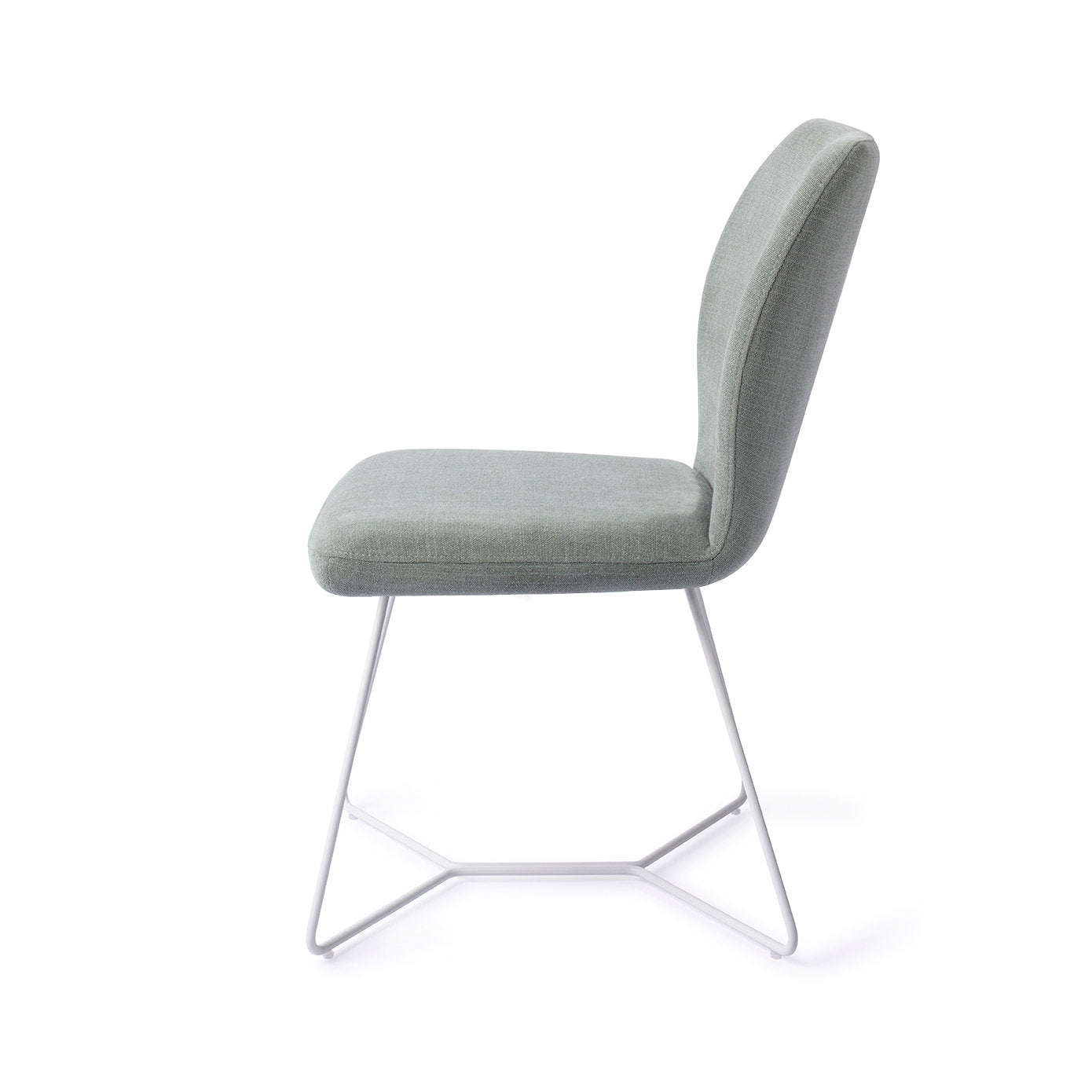 Jesper Home Ikata Breezy Blue Eetkamerstoel - Beehive White - KwaliteitWonen.nl