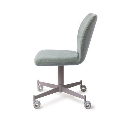 Jesper Home Ikata Breezy Blue Eetkamerstoel - Caster Grey - KwaliteitWonen.nl