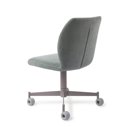Jesper Home Ikata Breezy Blue Eetkamerstoel - Caster Grey - KwaliteitWonen.nl