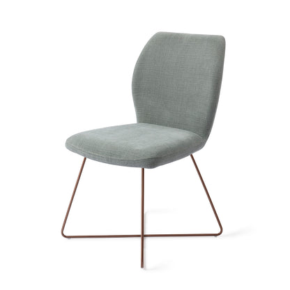 Jesper Home Ikata Breezy Blue Eetkamerstoel - Cross Rose - KwaliteitWonen.nl