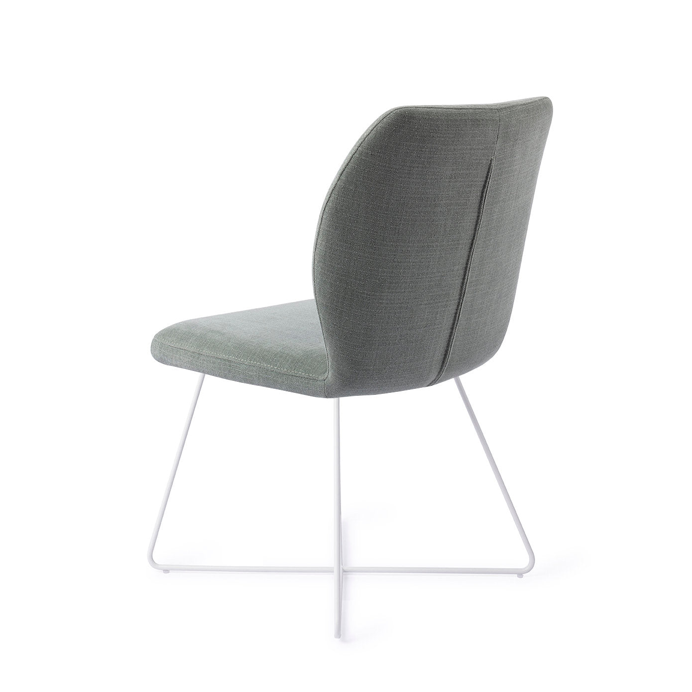 Jesper Home Ikata Breezy Blue Eetkamerstoel - Cross White - KwaliteitWonen.nl