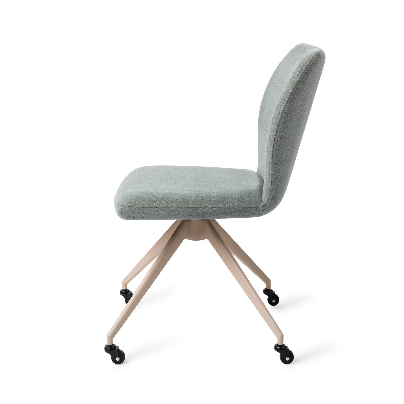 Jesper Home Ikata Breezy Blue Eetkamerstoel - Glide Beige - KwaliteitWonen.nl