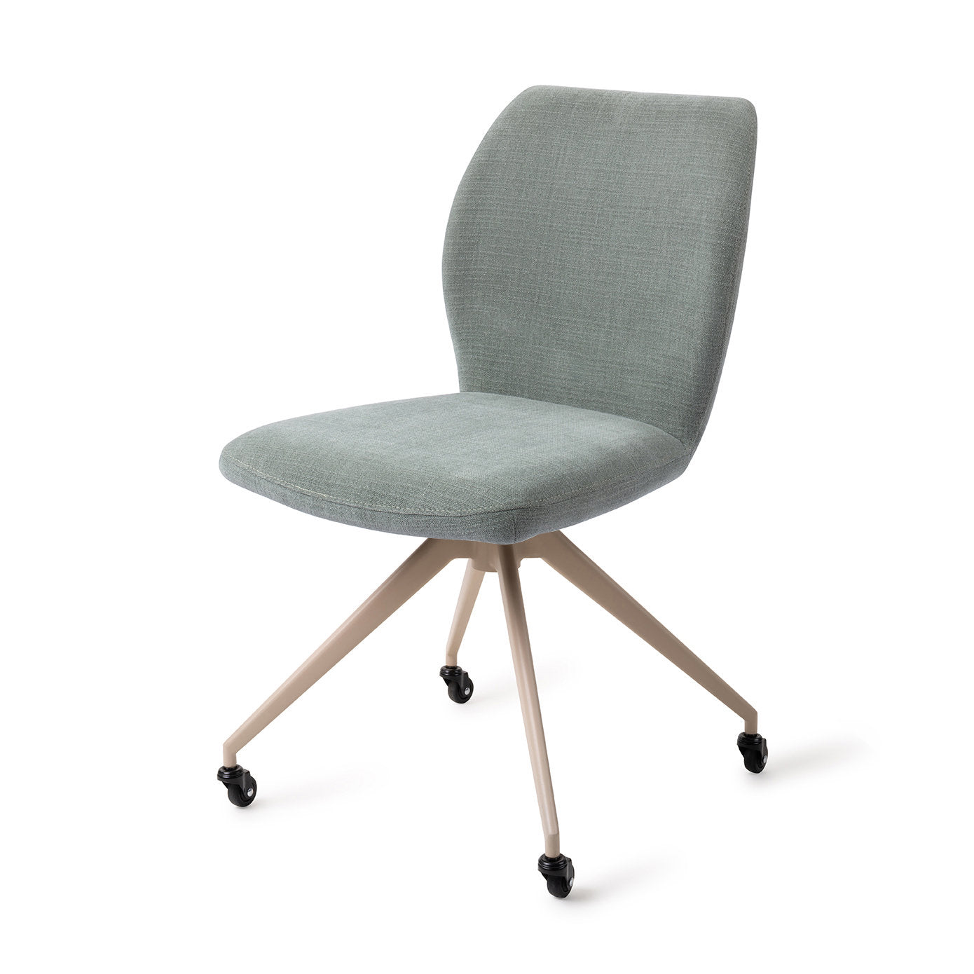 Jesper Home Ikata Breezy Blue Eetkamerstoel - Glide Beige - KwaliteitWonen.nl