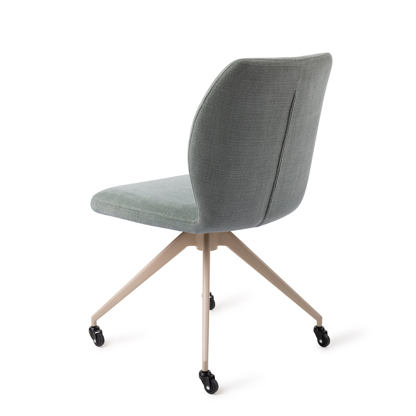 Jesper Home Ikata Breezy Blue Eetkamerstoel - Glide Beige - KwaliteitWonen.nl