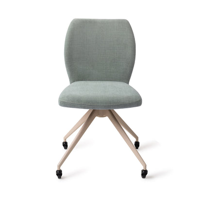 Jesper Home Ikata Breezy Blue Eetkamerstoel - Glide Beige - KwaliteitWonen.nl