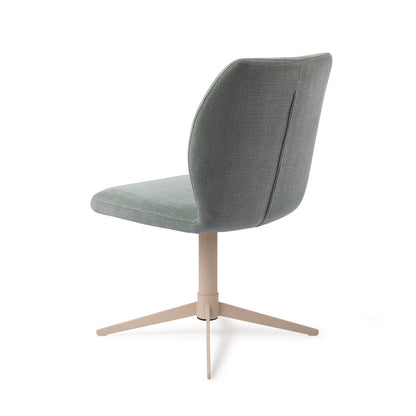 Jesper Home Ikata Breezy Blue Eetkamerstoel - Quad Beige - KwaliteitWonen.nl