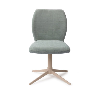 Jesper Home Ikata Breezy Blue Eetkamerstoel - Quad Beige - KwaliteitWonen.nl