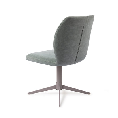 Jesper Home Ikata Breezy Blue Eetkamerstoel - Quad Grey - KwaliteitWonen.nl