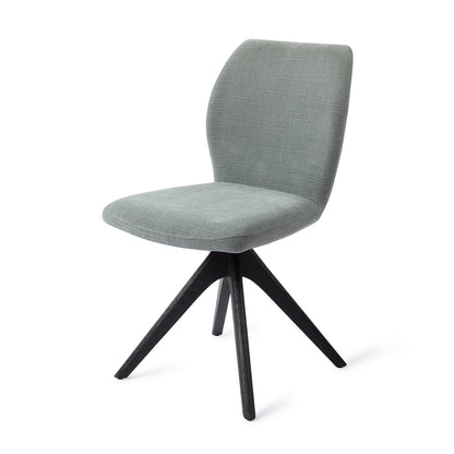 Jesper Home Ikata Breezy Blue Eetkamerstoel - Revolve Oak Black - KwaliteitWonen.nl