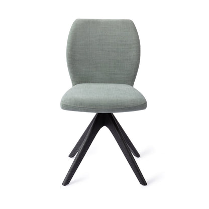 Jesper Home Ikata Breezy Blue Eetkamerstoel - Revolve Oak Black - KwaliteitWonen.nl