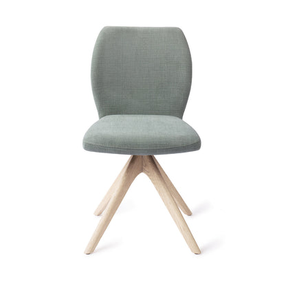 Jesper Home Ikata Breezy Blue Eetkamerstoel - Revolve Oak Bleach - KwaliteitWonen.nl