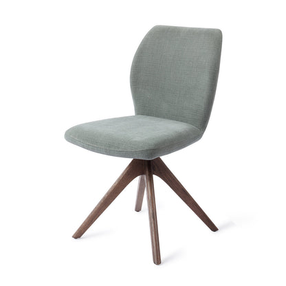 Jesper Home Ikata Breezy Blue Eetkamerstoel - Revolve Oak Walnut - KwaliteitWonen.nl