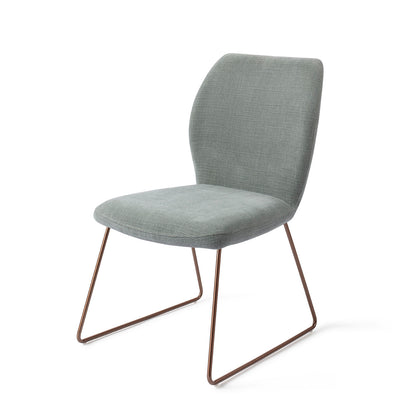 Jesper Home Ikata Breezy Blue Eetkamerstoel - Slide Rose - KwaliteitWonen.nl
