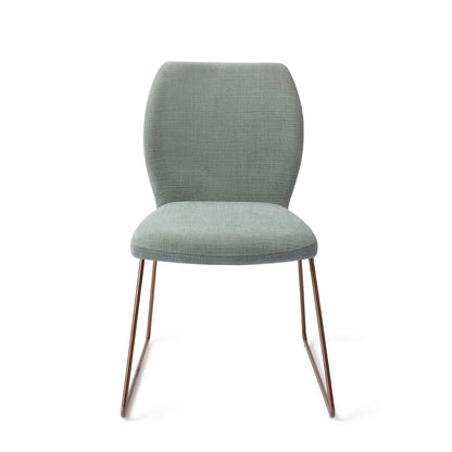 Jesper Home Ikata Breezy Blue Eetkamerstoel - Slide Rose - KwaliteitWonen.nl