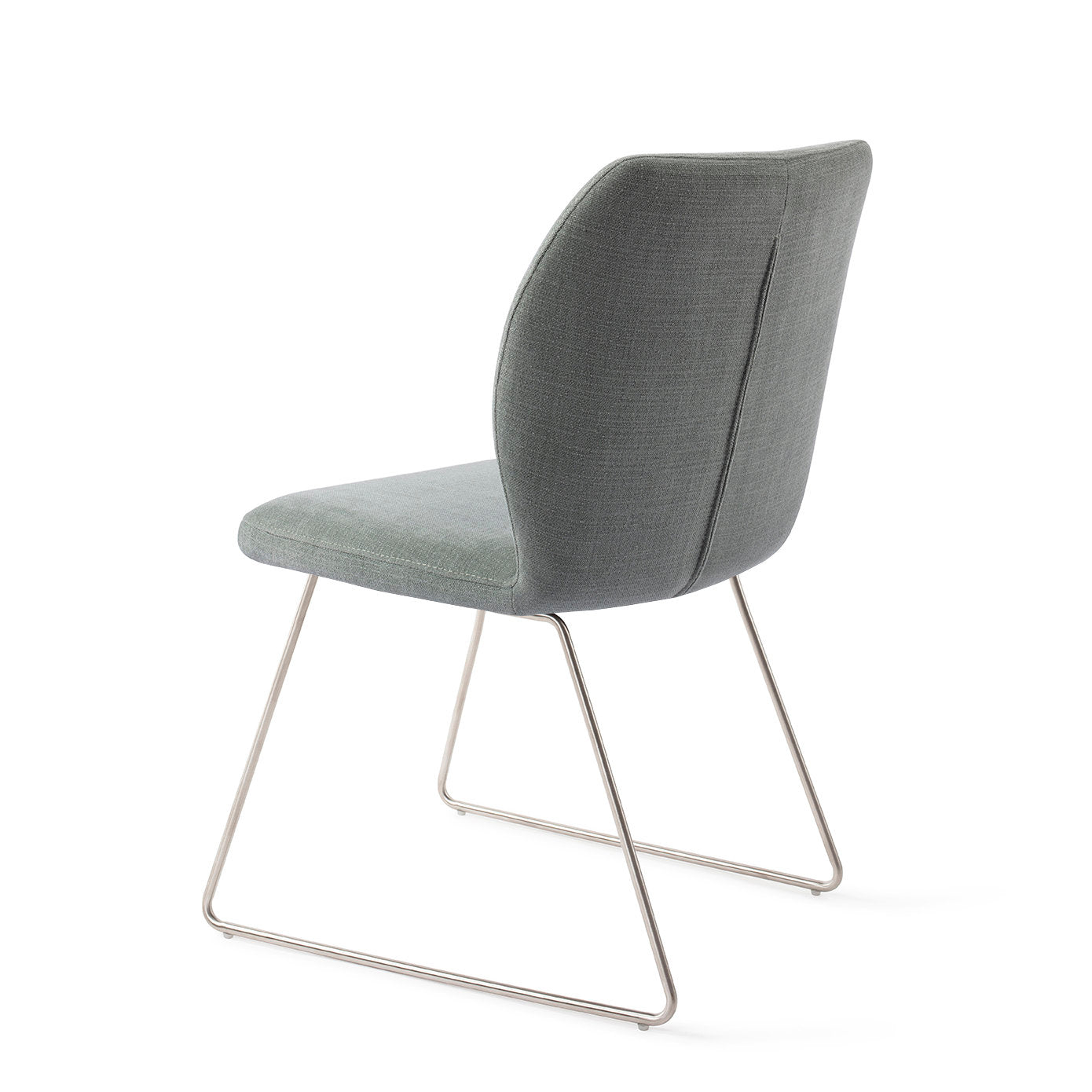 Jesper Home Ikata Breezy Blue Eetkamerstoel - Slide Steel - KwaliteitWonen.nl