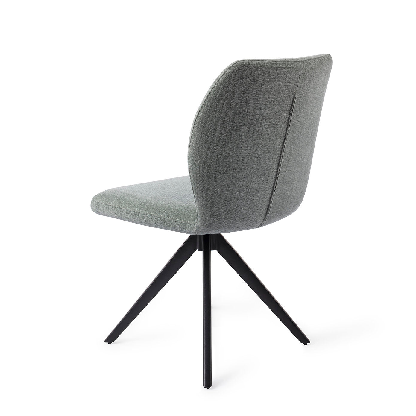 Jesper Home Ikata Breezy Blue Eetkamerstoel - Turn Black - KwaliteitWonen.nl