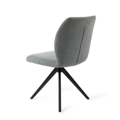 Jesper Home Ikata Breezy Blue Eetkamerstoel - Turn Black - KwaliteitWonen.nl