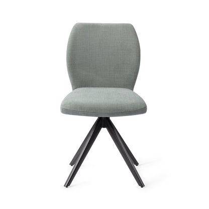 Jesper Home Ikata Breezy Blue Eetkamerstoel - Turn Black - KwaliteitWonen.nl