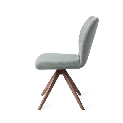 Jesper Home Ikata Breezy Blue Eetkamerstoel - Turn Brown - KwaliteitWonen.nl