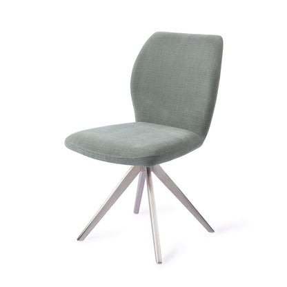 Jesper Home Ikata Breezy Blue Eetkamerstoel - Turn Steel - KwaliteitWonen.nl