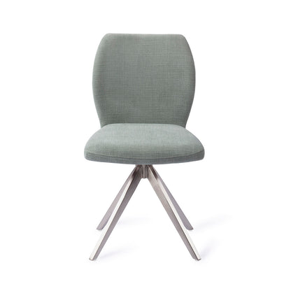 Jesper Home Ikata Breezy Blue Eetkamerstoel - Turn Steel - KwaliteitWonen.nl