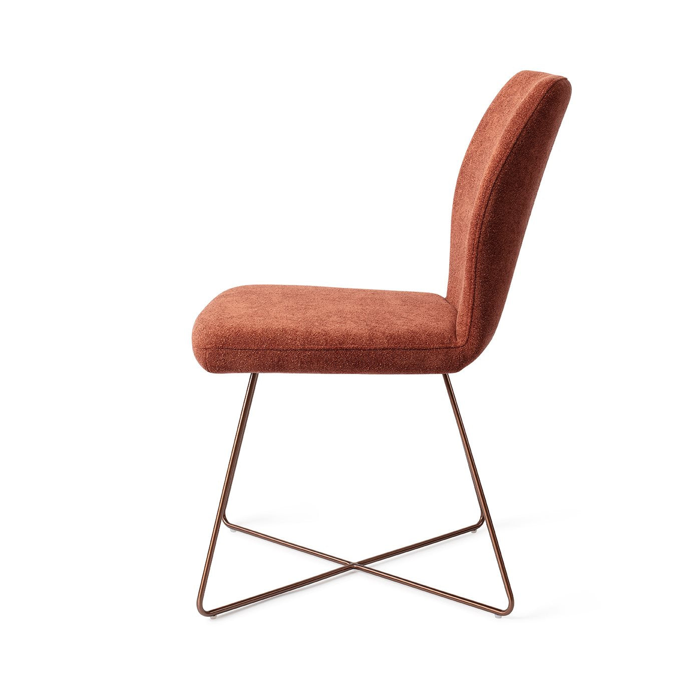 Jesper Home Ikata Cosy Copper Eetkamerstoel - Cross Rose - KwaliteitWonen.nl