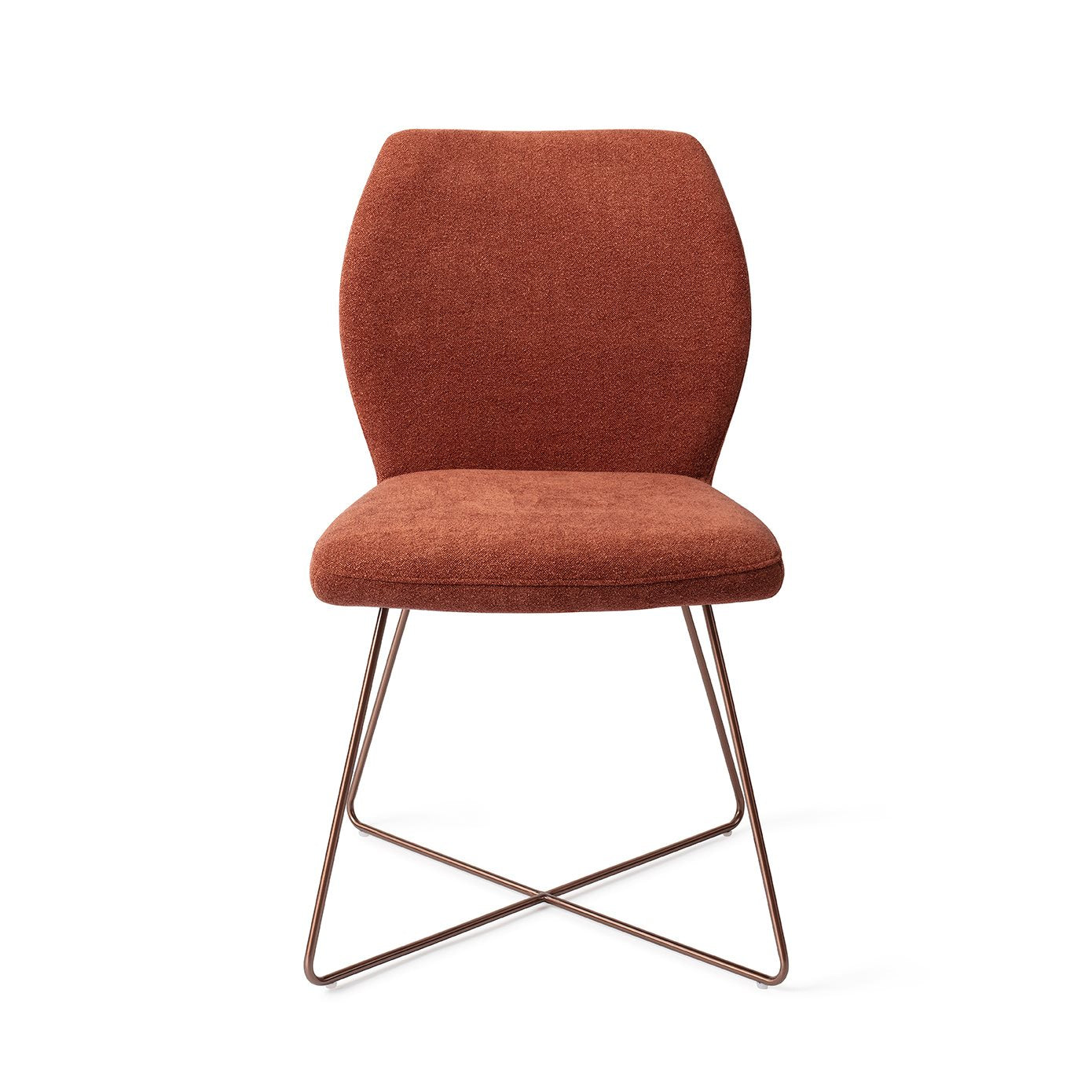 Jesper Home Ikata Cosy Copper Eetkamerstoel - Cross Rose - KwaliteitWonen.nl