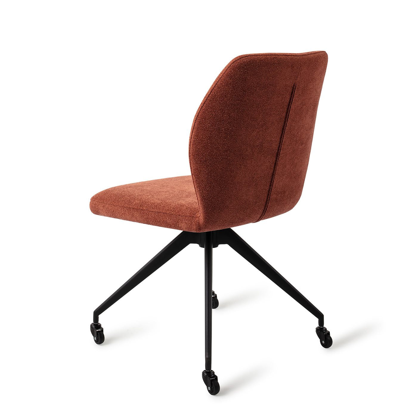 Jesper Home Ikata Cosy Copper Eetkamerstoel - Glide Black - KwaliteitWonen.nl