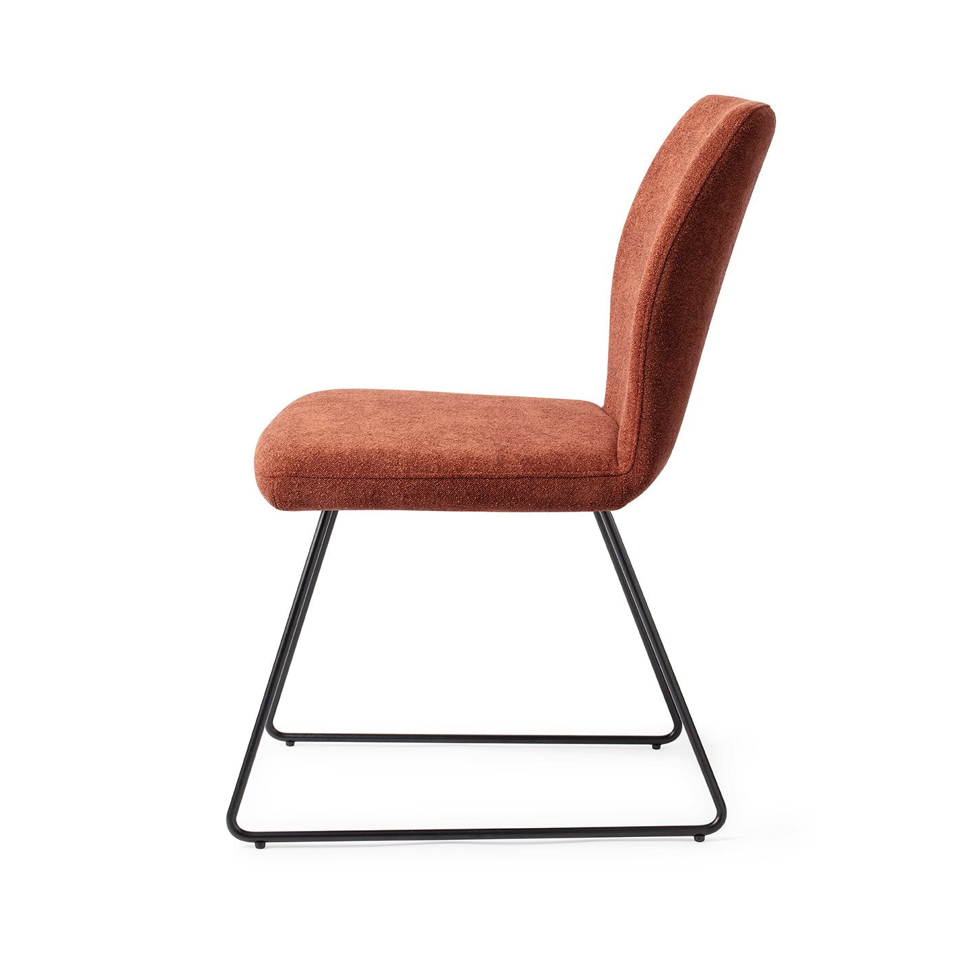 Jesper Home Ikata Cosy Copper Eetkamerstoel - Slide Black - KwaliteitWonen.nl
