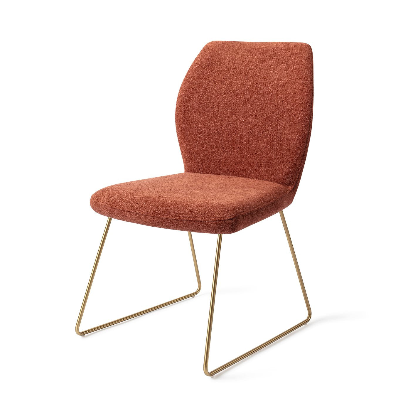 Jesper Home Ikata Cosy Copper Eetkamerstoel - Slide Gold - KwaliteitWonen.nl