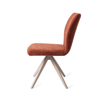 Jesper Home Ikata Cosy Copper Eetkamerstoel - Turn Beige - KwaliteitWonen.nl